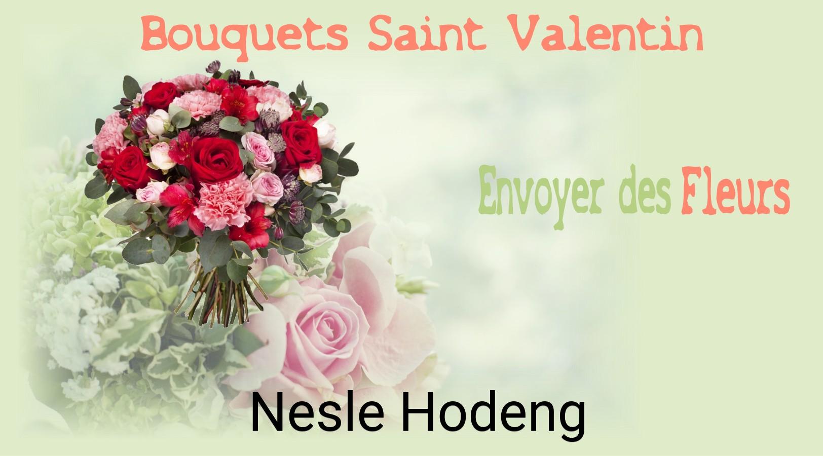 Roses de Saint-Valentin livrées à Nesle-Hodeng